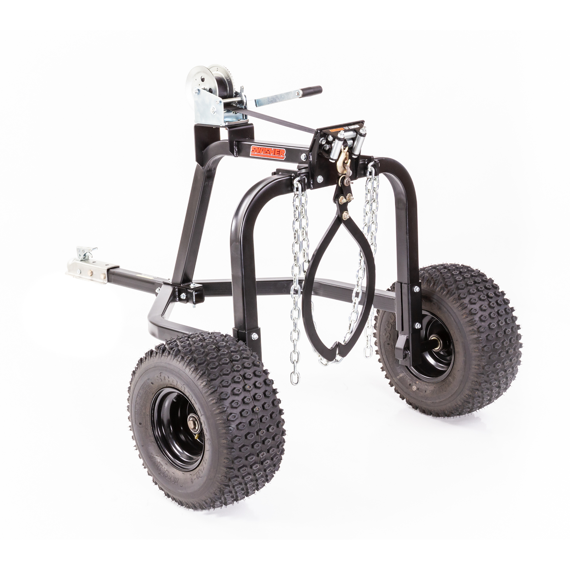 Swisher Hobby Farm Pro Tow-Behind Commercial Log Skidder — 1200-Lb. Capacity, 20in. Diameter, Hand-Operated Winch, Model# 22020